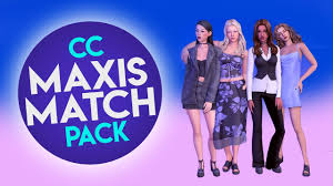 cc pack maxis match clothes shoes