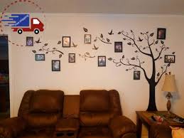 Large Family Tree Wall Decal Diy Black