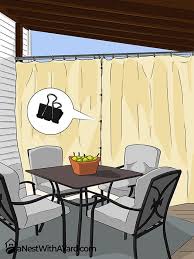 How To Keep Outdoor Curtains From