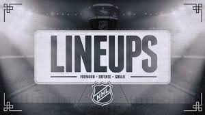 projected lineups starting goalies for