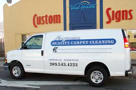 ingram s carpet cleaning van lettering