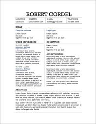 12 resume templates for microsoft word