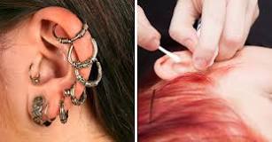 ¿Cómo perforar la oreja con aguja de coser sin dolor?