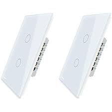 Gangs simply means the number of outlets or switches in a wall. Livolo Light Switch No Neutral Tempered Glass Panel Touch Light Switch With Indicator Light Modern Wall Touch Switch 1 Gang 1 Way White Single Pole Switches 2 Pack C502 11 2p Amazon Com