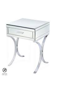 aurelia mirrored bedside table with