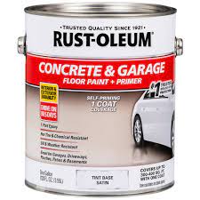 rust oleum concrete floor paint 1 gallon tint base 225381