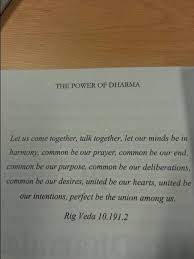 The most common veda quote material is ceramic. Quote From The Rig Veda In The Power Of Dharma On Coming Together Www Godharmic Com Dharma Buddism Quotes Quotes
