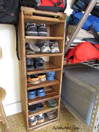 diy shoe rack from s wood call me pmc