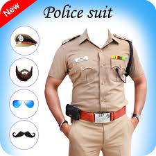 men police suit photo editor stylish