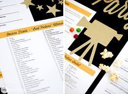 Here are some fun facts to impress your friends on oscar night. Free Printables For Your Oscar Viewing Party