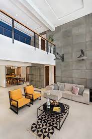 double height living room