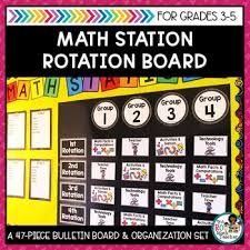 Math Station Rotation Chart And Math Stations Rotations Labels
