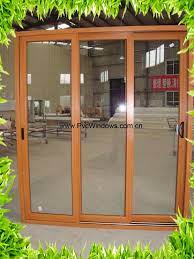 Pvc Wood Glass Door Design Balcony