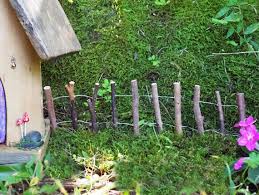 Rustic Fairy Fence Fairy Garden Fence
