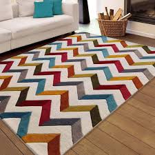 colored fancy hand tufted floor carpet