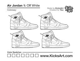 We have uploaded two options for this sheet, one with the verse and one without. Thoughts On My Recent Air Jordan 1 Off White Coloring Page Out Of The 500 Sneaker Stencils I Ve Made This Is By Far My Favorite Graphic Design