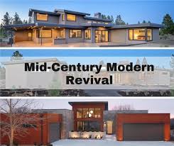 transitional mid century modern house