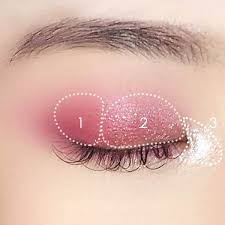 lovely glitter pink makeup with mira