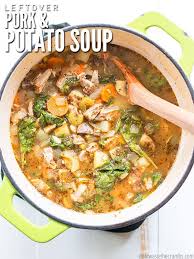 pork soup using leftover pork