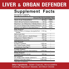 5 nutrition liver and organ defender