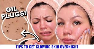 get glowing skin overnight