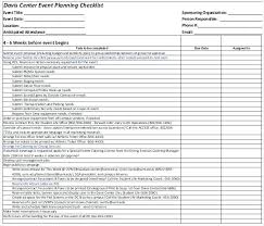 Planning Checklist Template Funeral Event Party Birthday