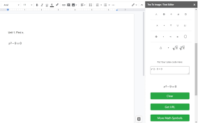 Equation Editor For Maths Google