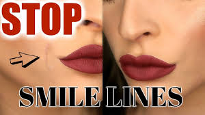 stop foundation smile line creasing