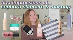 trying viral sephora makeup skincare