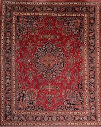 persian mashad red rectangle 10x12 ft