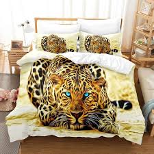 animal leopard bedding set cheetah