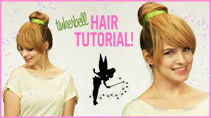 tinker bell halloween hair tutorial