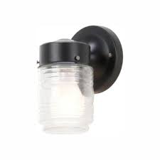 outdoor jelly jar wall lantern sconce