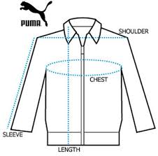 Puma Jacket Size Chart