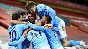 This page contains an complete overview of all already played and fixtured season games and the season tally of the club man city in the season overall statistics of current season. Liverpool 1 4 Manchester City Visitors Move Five Points Clear In Premier League Title Race Eurosport