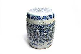 A Blue And White Porcelain Garden Seat