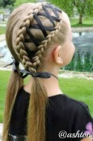The hairstyle is also very effective with natural hair colours. Fun And Creative Halloween Hairstyle Ideas For Kids 2016 6 Hair Styles Kids Hairstyles Ribbon Hairstyle