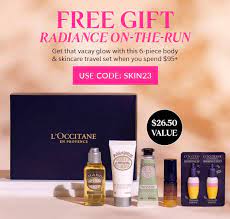 this free gift is going fast l occitane