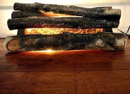 Cozy Vintage Fireplace Logs For A