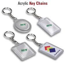 promotional acrylic key chain