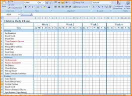 Excel Chore Chart Authorization Letter Pdf