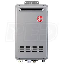 gas tankless water heater outdoor