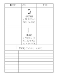 Qht Chart Worksheets Teaching Resources Teachers Pay