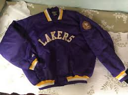 Warm windbreaker type material that will protect against the elements. Vintage Lakers Jacket For Sale Ebay