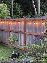 outdoor fence string lights off 63