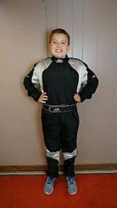 Details About Go Kart Mir Racing Suits Black Silver Multiple Sizes Adult Kid Cik Homologated