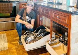 diy pot pan pullout easy kitchen