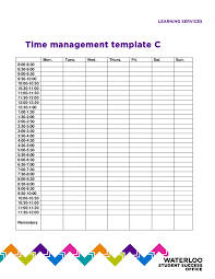 2019 Time Management Fillable Printable Pdf Forms