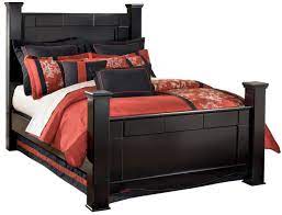 Our king bedroom sets make it easy for you to match all your furniture to your bed frame. Shay King Poster Bed In Black Clearance