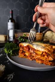 lasagna al forno with fresh pasta and